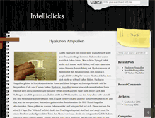 Tablet Screenshot of intelliclicks.com